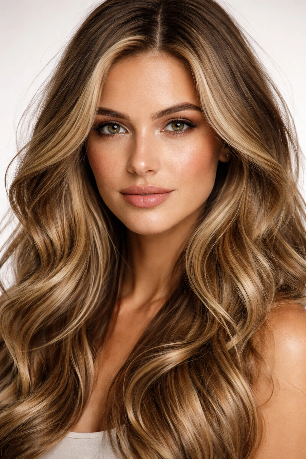 Multi-tonal dirty blonde hair showing depth and vibrancy