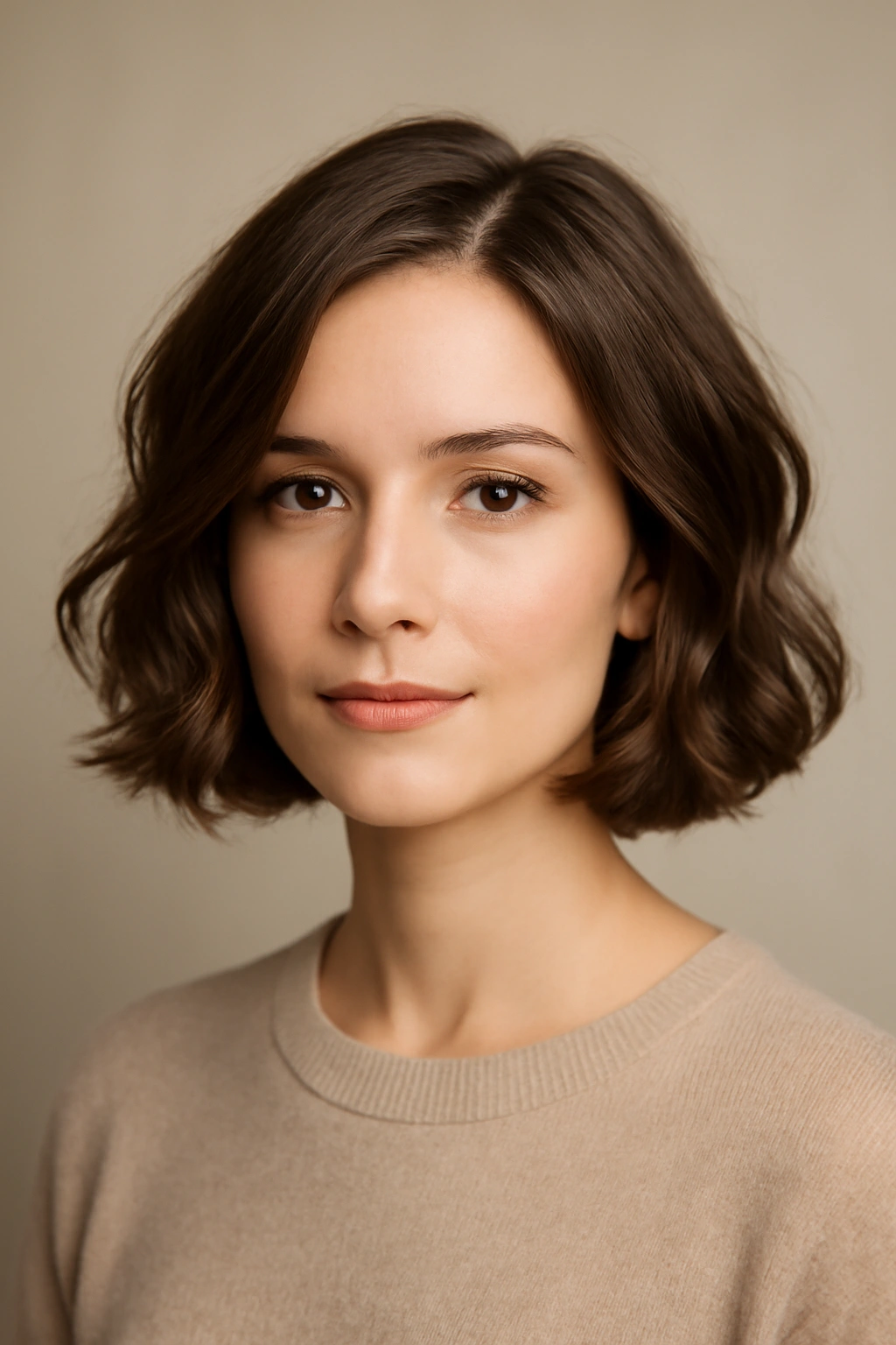 Modern bob showing inward-flipping waves at the ends for a polished silhouette