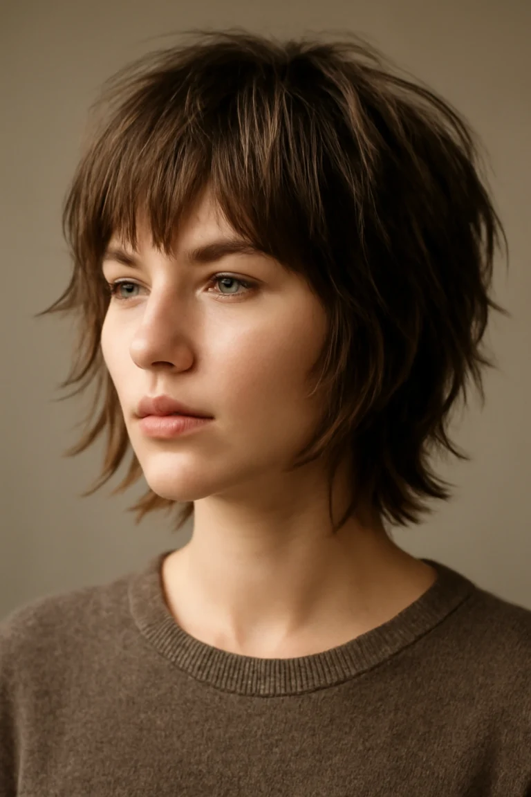 12 Short Layered Haircuts With Bangs That Actually Work