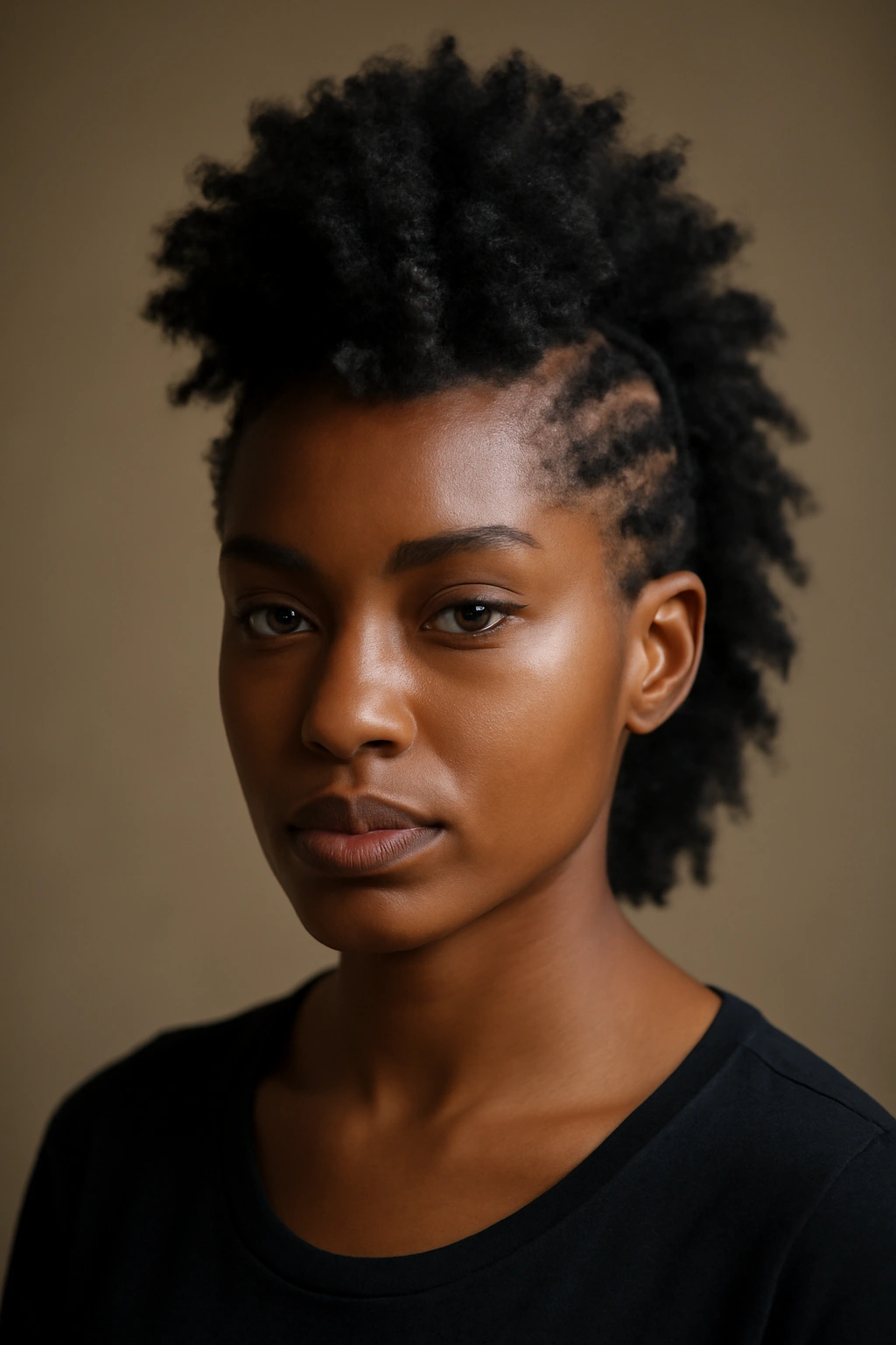 10 Flat Twist Styles Every Natural Hair Woman Needs 6 Mohawk flat twists with center voluminous curly stripe