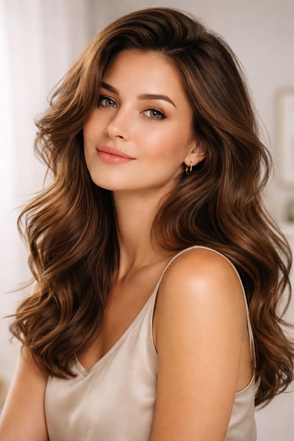Person with healthy, well-styled hair reflecting final thoughts on mousse