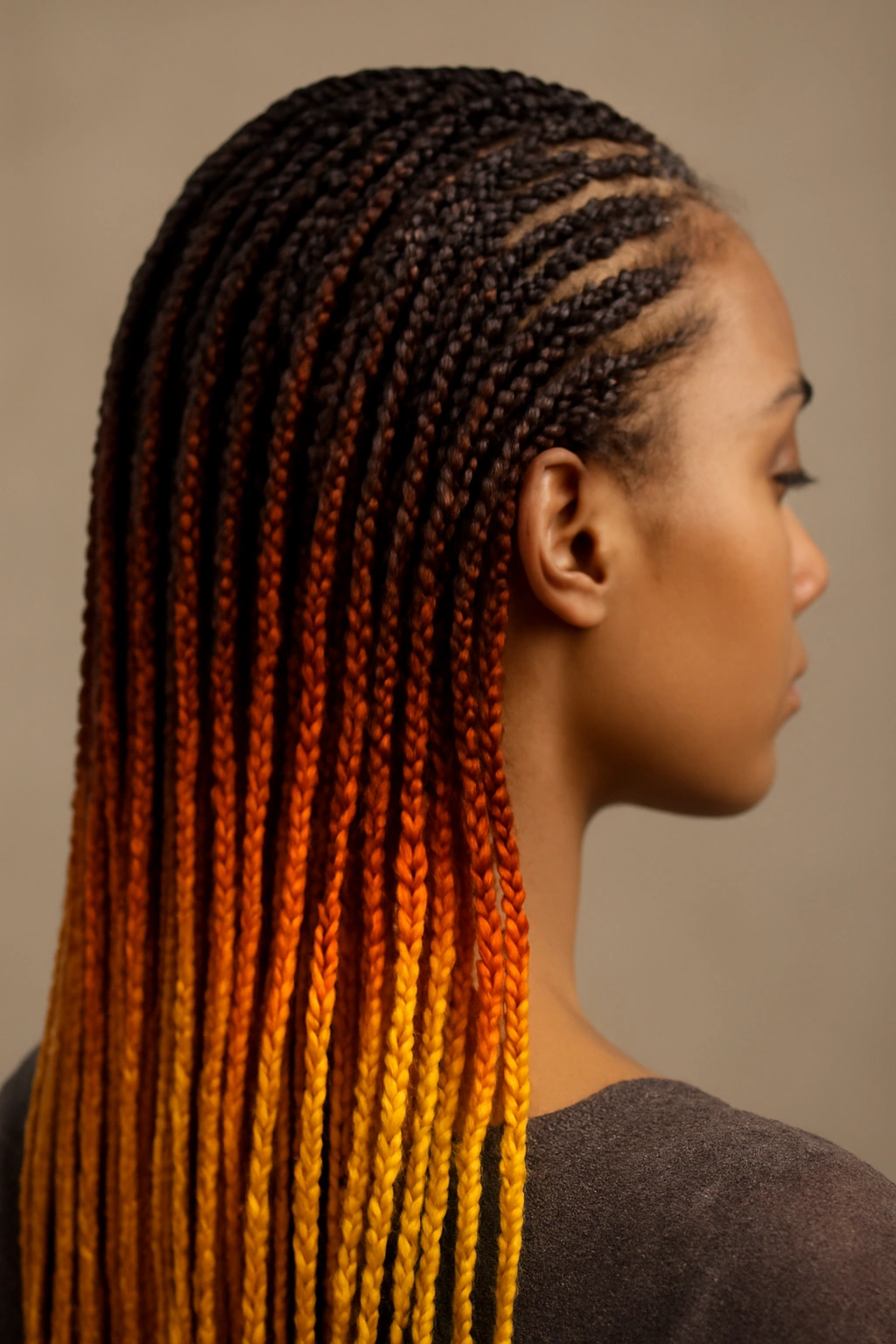 15 Micro Braid Styles for Short, Medium, or Long Hair 15 Micro braids in an ombre gradient from dark roots to light tips