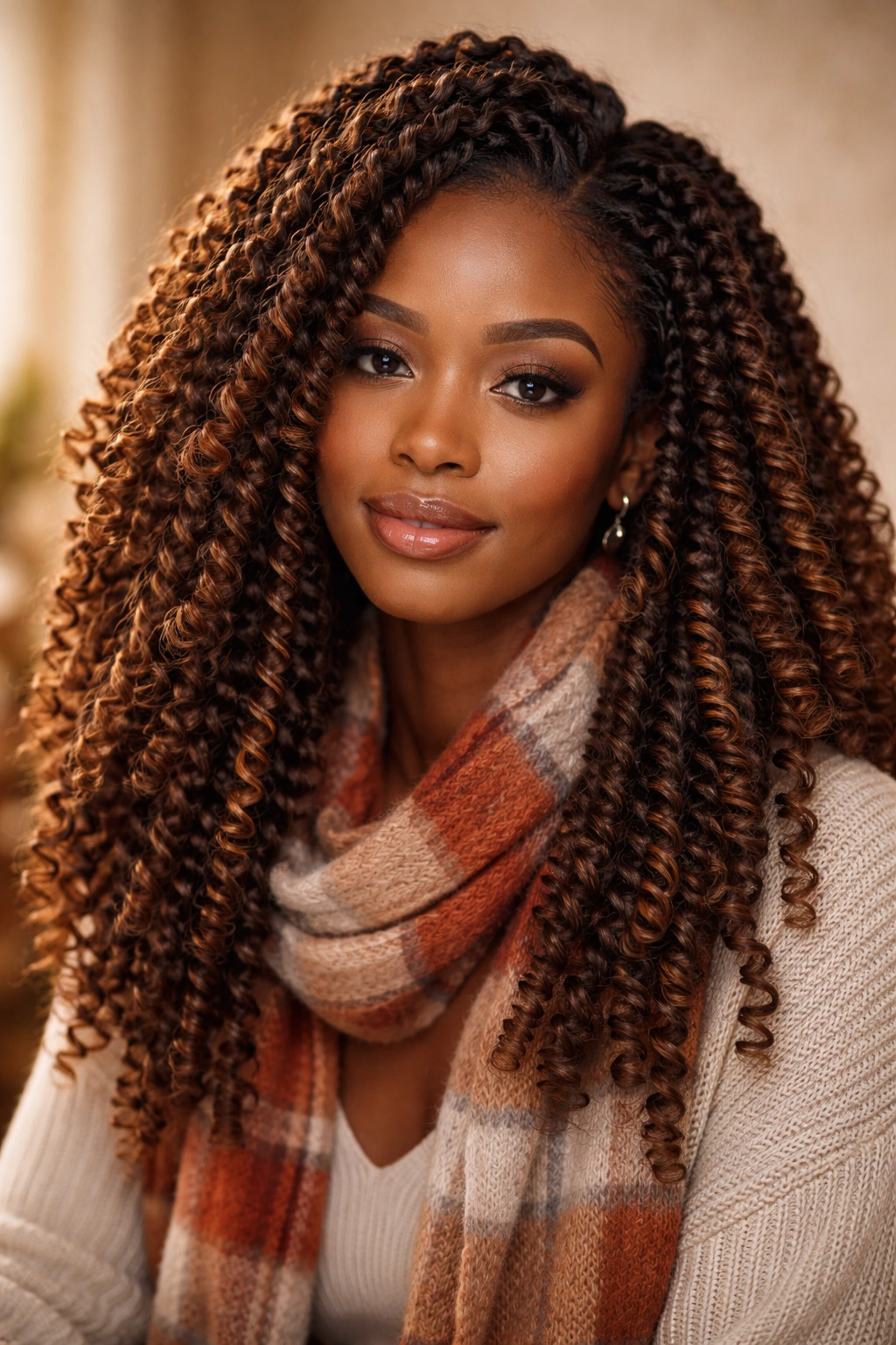 Passion twists with spiraling texture in fall tones