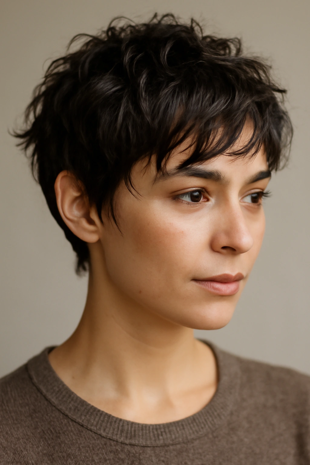 12 Wavy Pixie Styles Perfect for Wash and Go 11 Piece-y textured pixie with disconnected razor-cut pieces