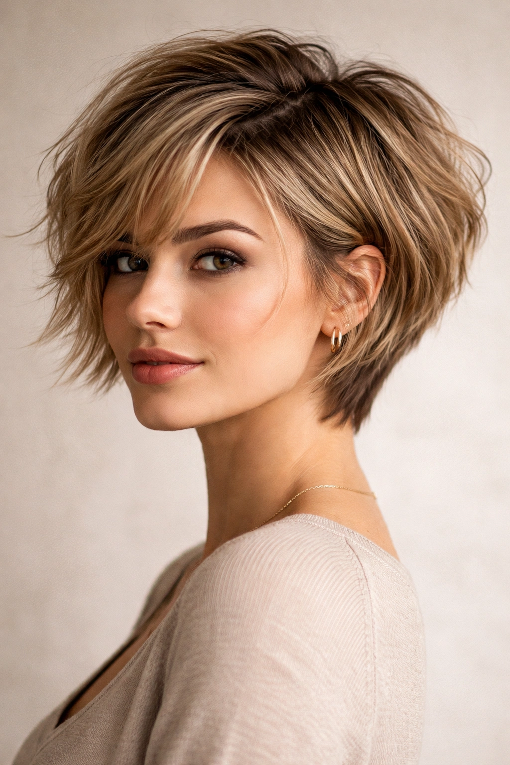 10 Short Inverted Bobs With Volume In The Back 3 Front pixie-length with longer back creating a textured, hybrid bob