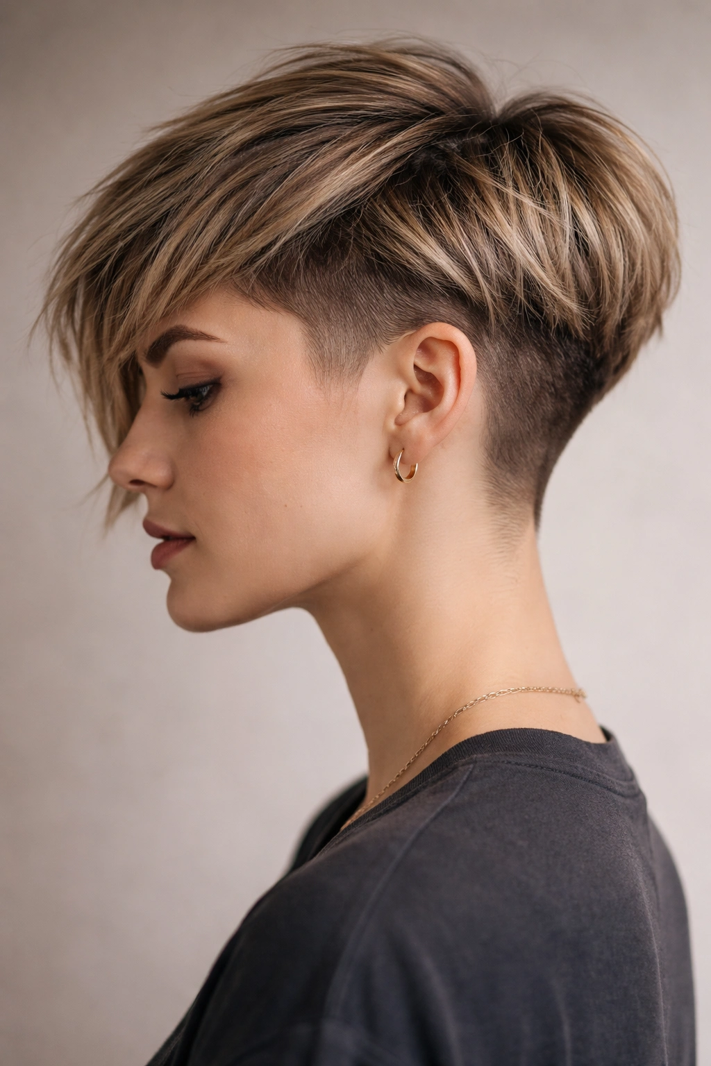 10 Shaved Bob Haircuts With An Effortless Edge 6 Pixie-bob hybrid with undercut and textured layers.