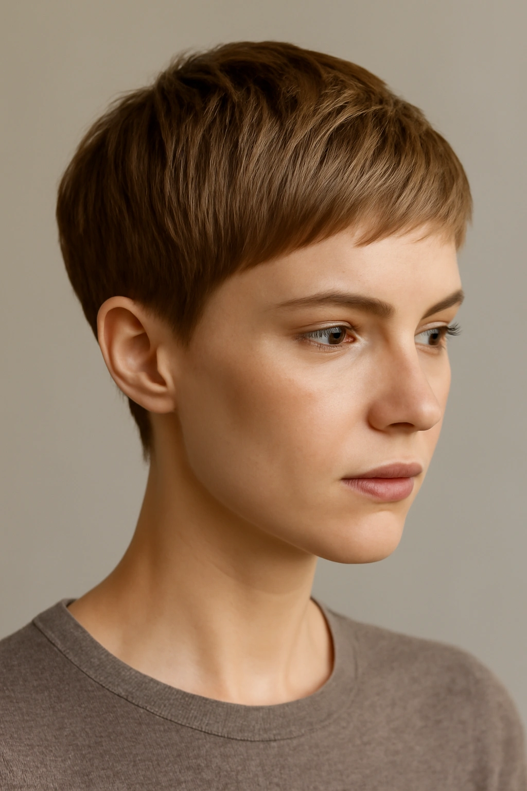 15 Wash and Wear Haircuts by Hair Texture 3 Pixie cut on fine straight hair showing clean lines and fullness