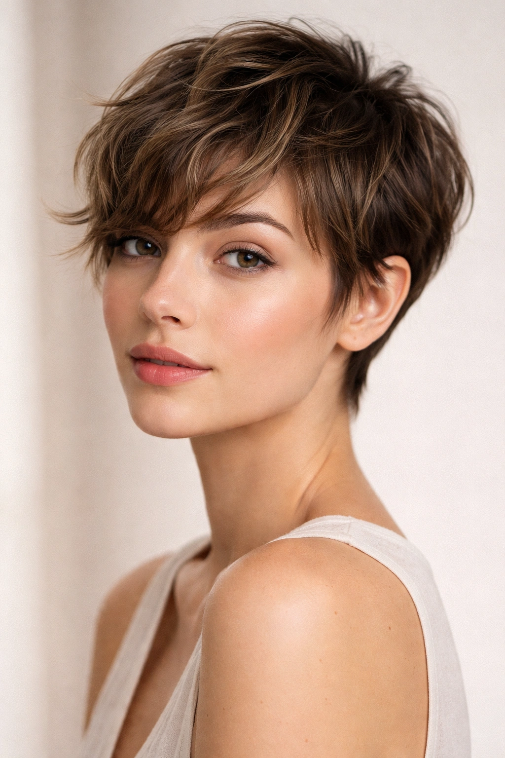 10 Wavy Pixie Cuts That Look Totally Effortless 10 Pixie with grown-out textured bangs and soft waves