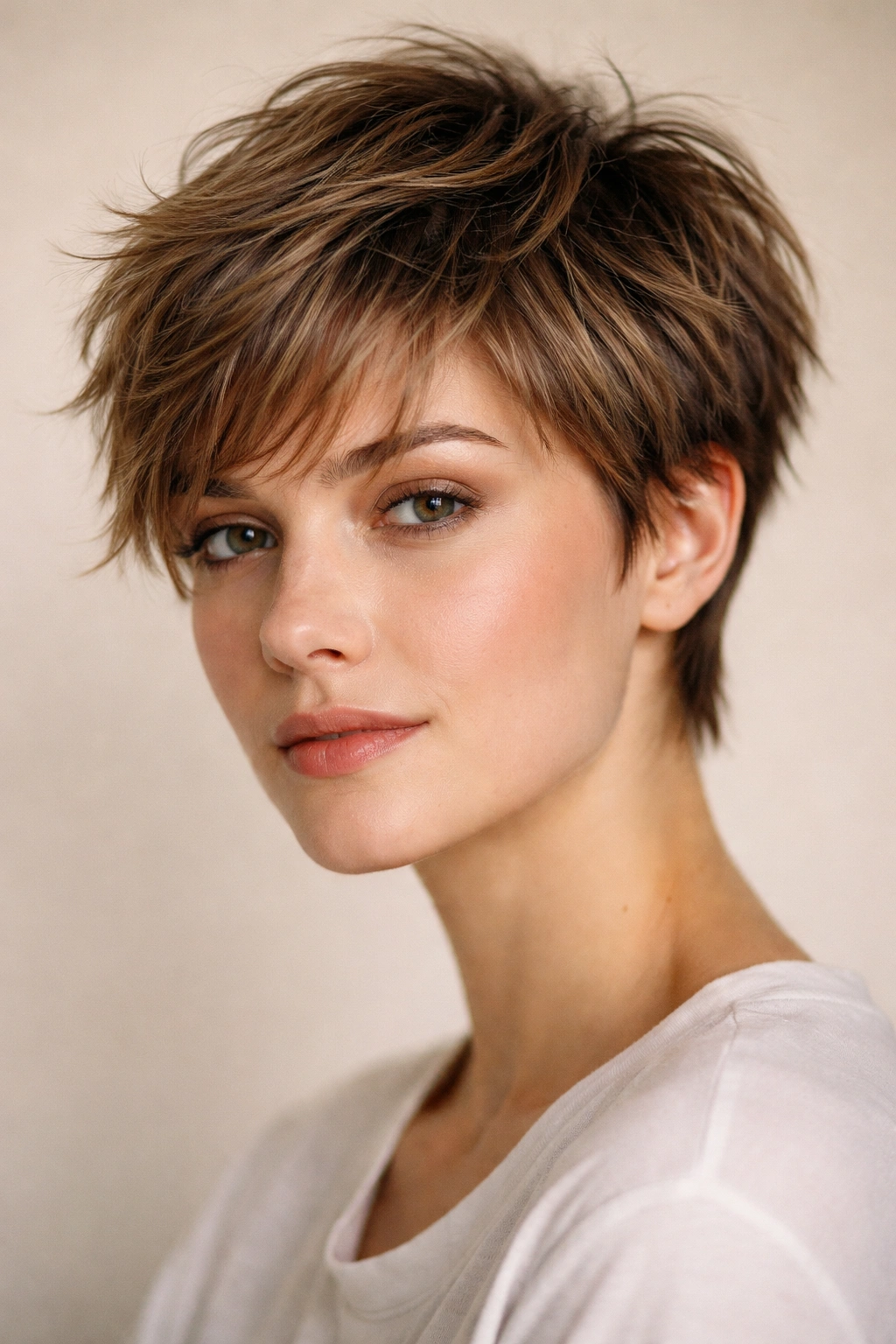 20 Really Short Haircuts Anyone Can Pull Off 22 Grown-out pixie hairstyle with shaggy, textured layers.