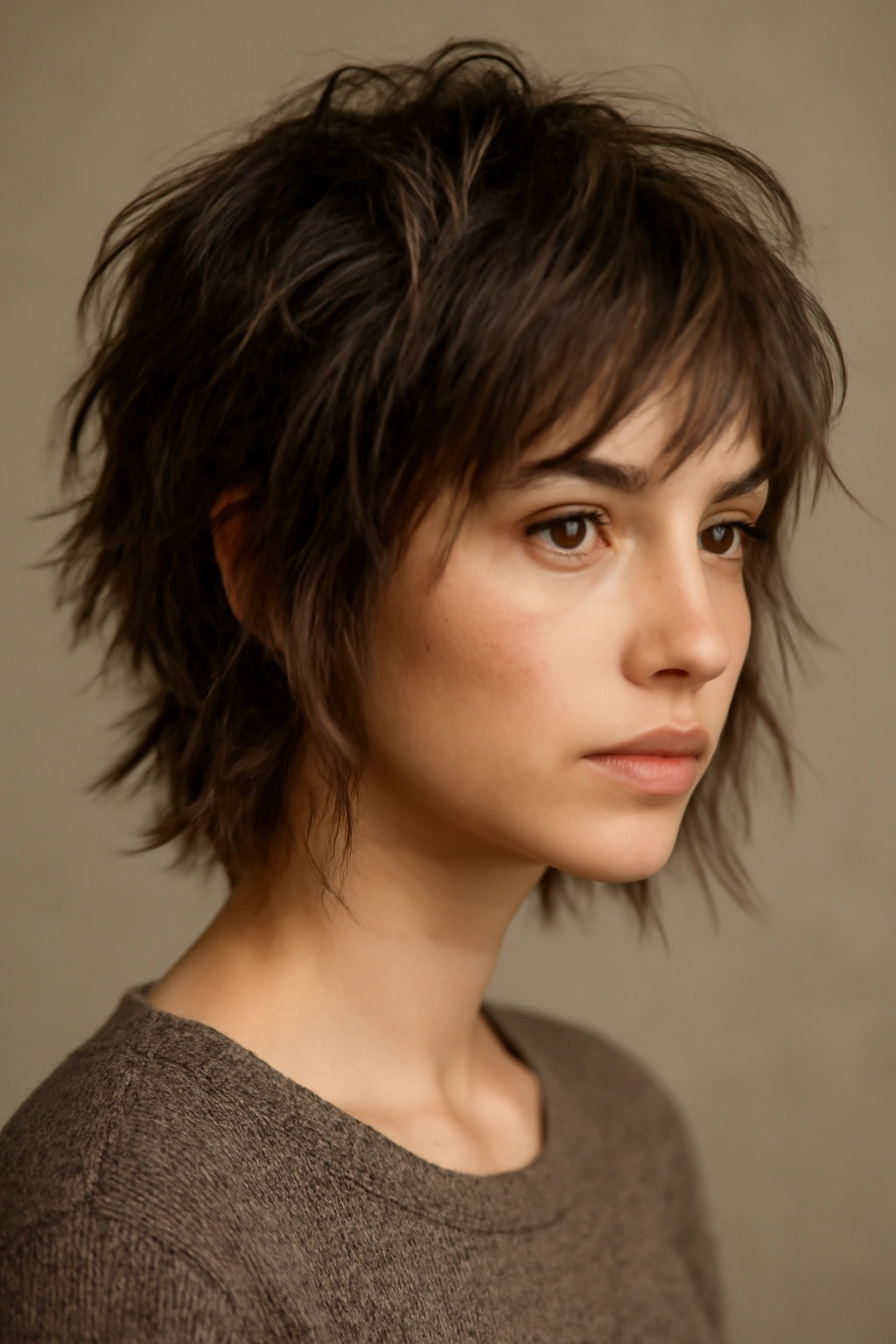 20 Medium Layered Haircuts Stylists Get Asked For Most 14 Textured messy pixie-lob hybrid with choppy layers