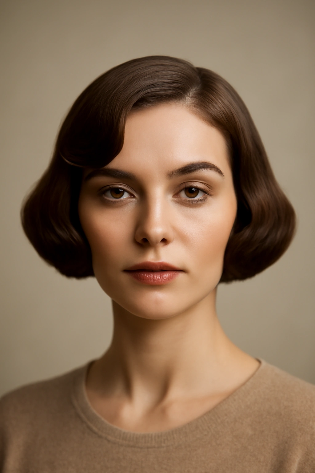 20 Bob Haircut Ideas From Short To Long Lengths 11 Polished vintage-inspired bob with sleek symmetry and subtle waves