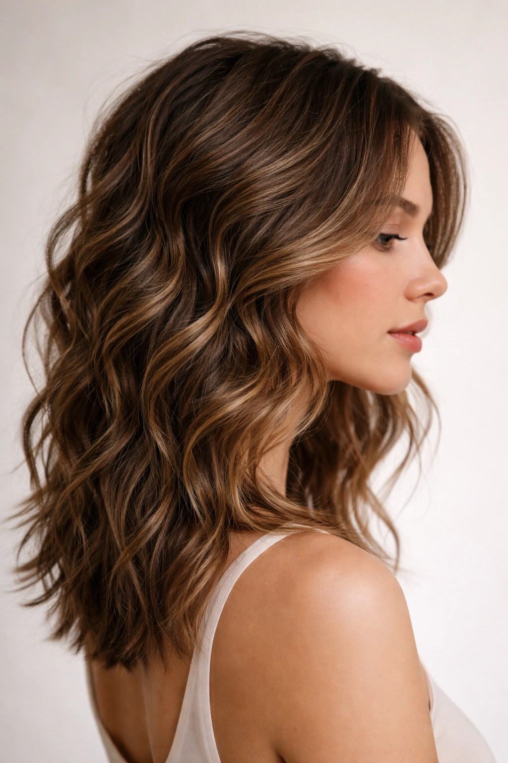Waves with a razored perimeter showing choppy razor-cut ends