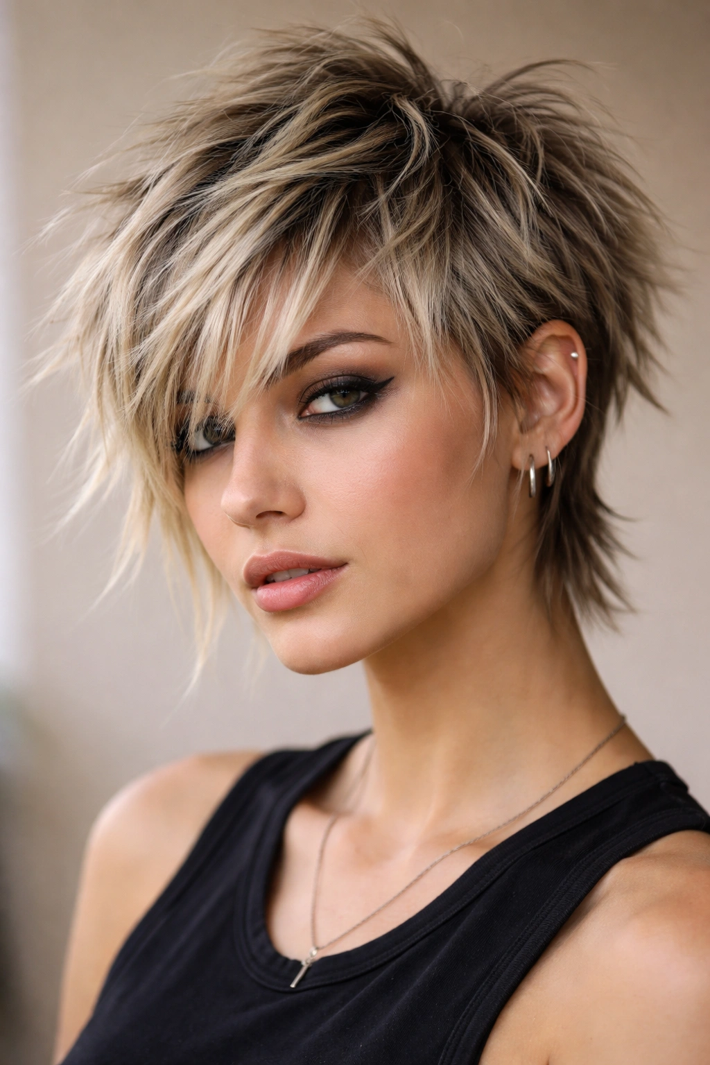 10 Edgy Pixie Cuts With Serious Attitude 5 Razored shag pixie with feathered texture and movement
