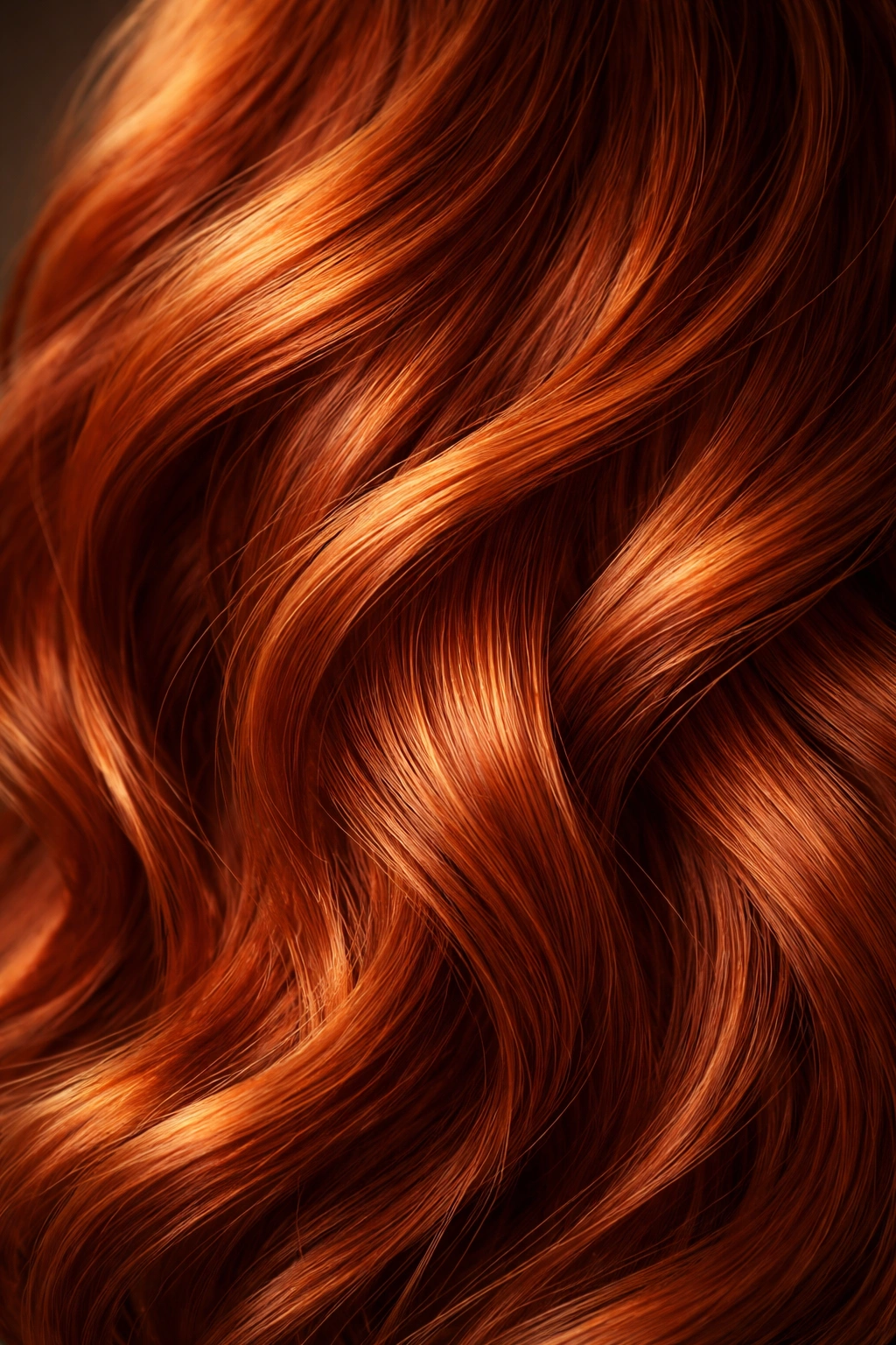 Close-up copper red hair highlighting takeaways