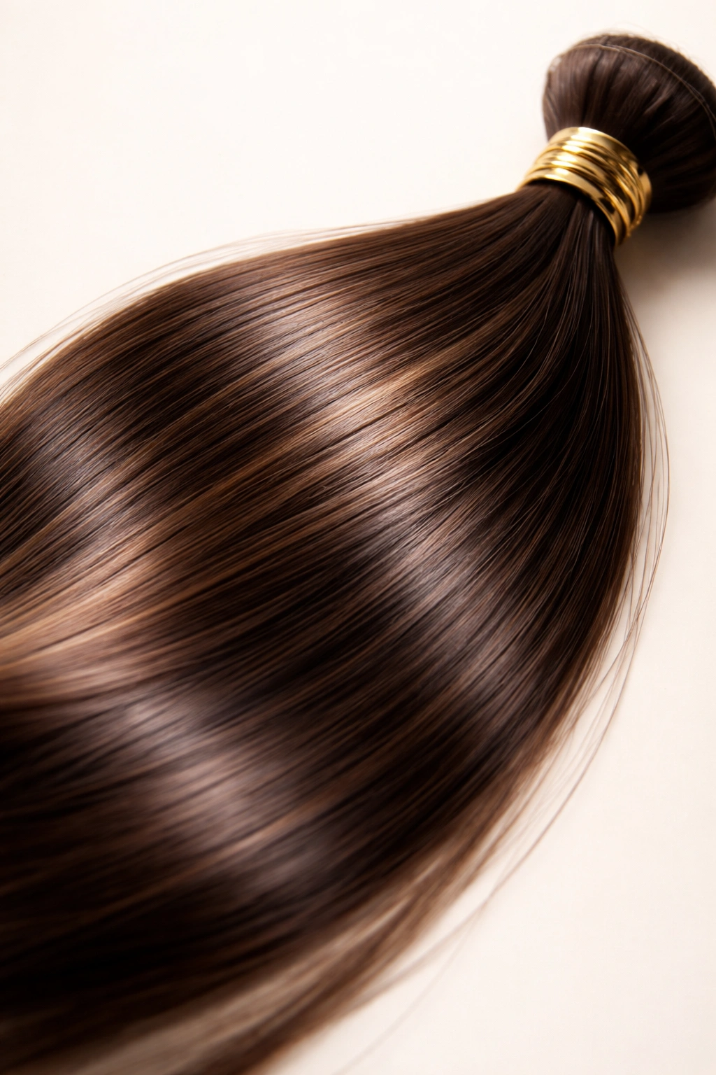 Remy hair strand with healthy shine