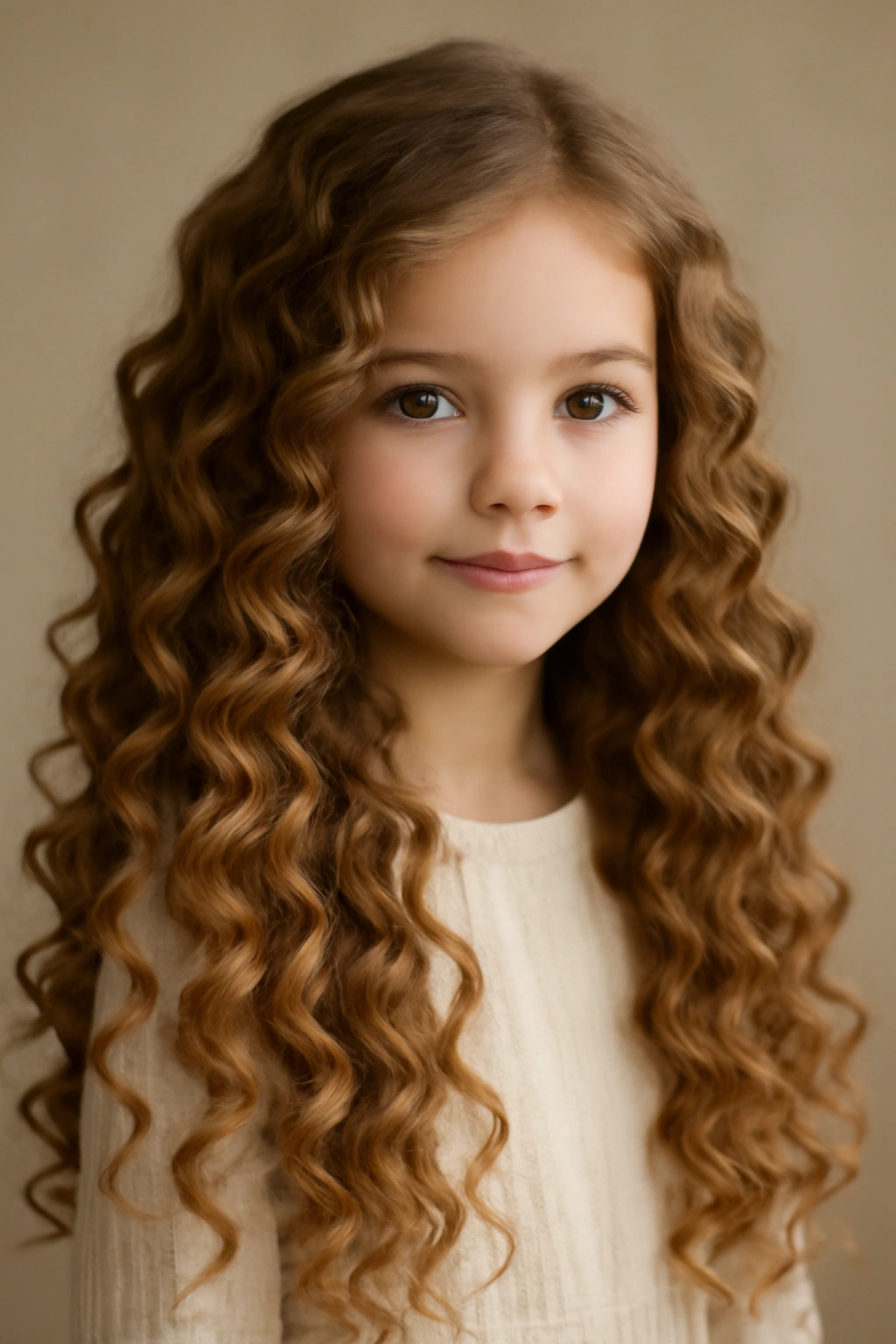 12 Sweet Easter Hairstyles Your Little Girl Needs 4 Cascading ringlet curls in natural light