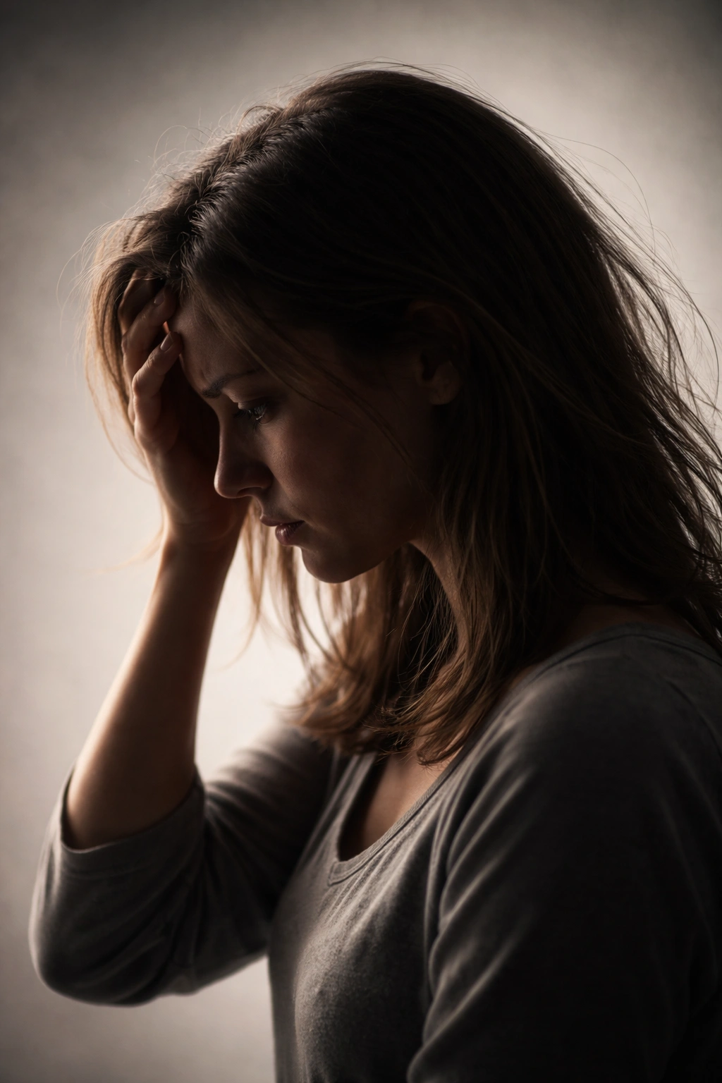 Silhouette of a person with hair showing risk for sensitive individuals