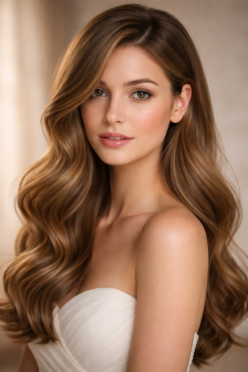 12 Side Part Hairstyles Everyone Is Getting Now 12 Long hair with loose soft waves and a romantic side part