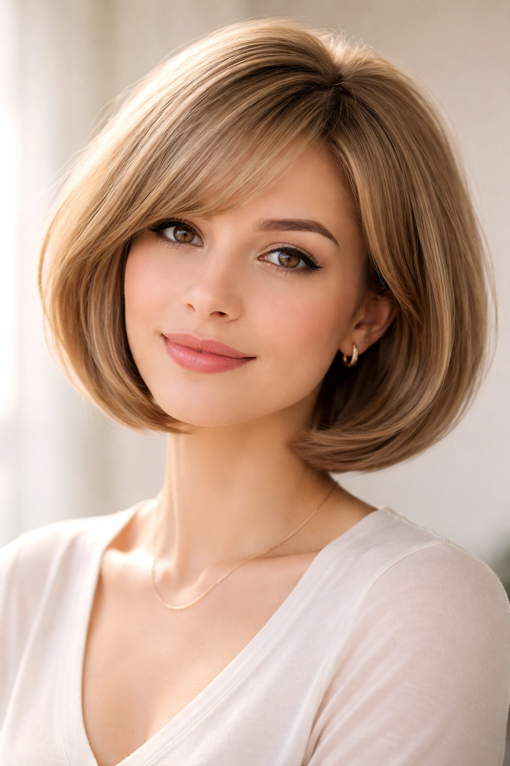 12 Modern Bob Cuts For Straight And Wavy Hair 6 Rounded bob with crown volume and soft curved silhouette