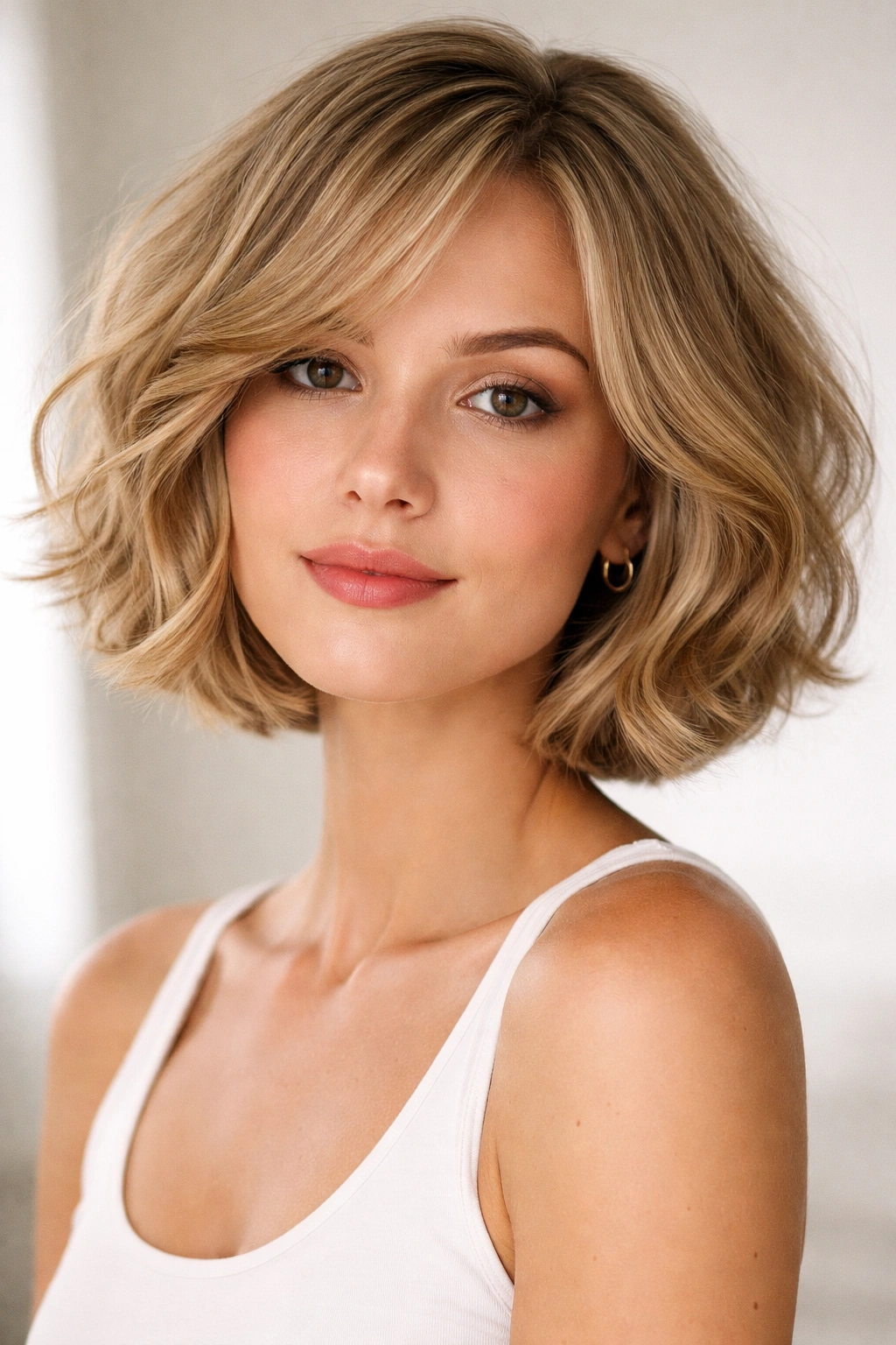 15 Short Bob Styles Sorted By Hair Texture 11 Rounded voluminous bob on fine, wavy hair with full shape