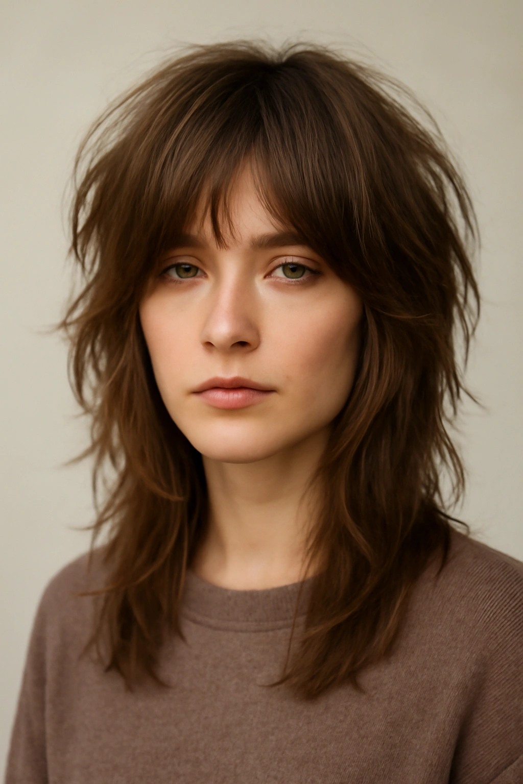 20 Shaggy Styles That Make Your Hair Look Effortlessly Good 10 Shaggy layers preserving length with crown layers and mid-length texture