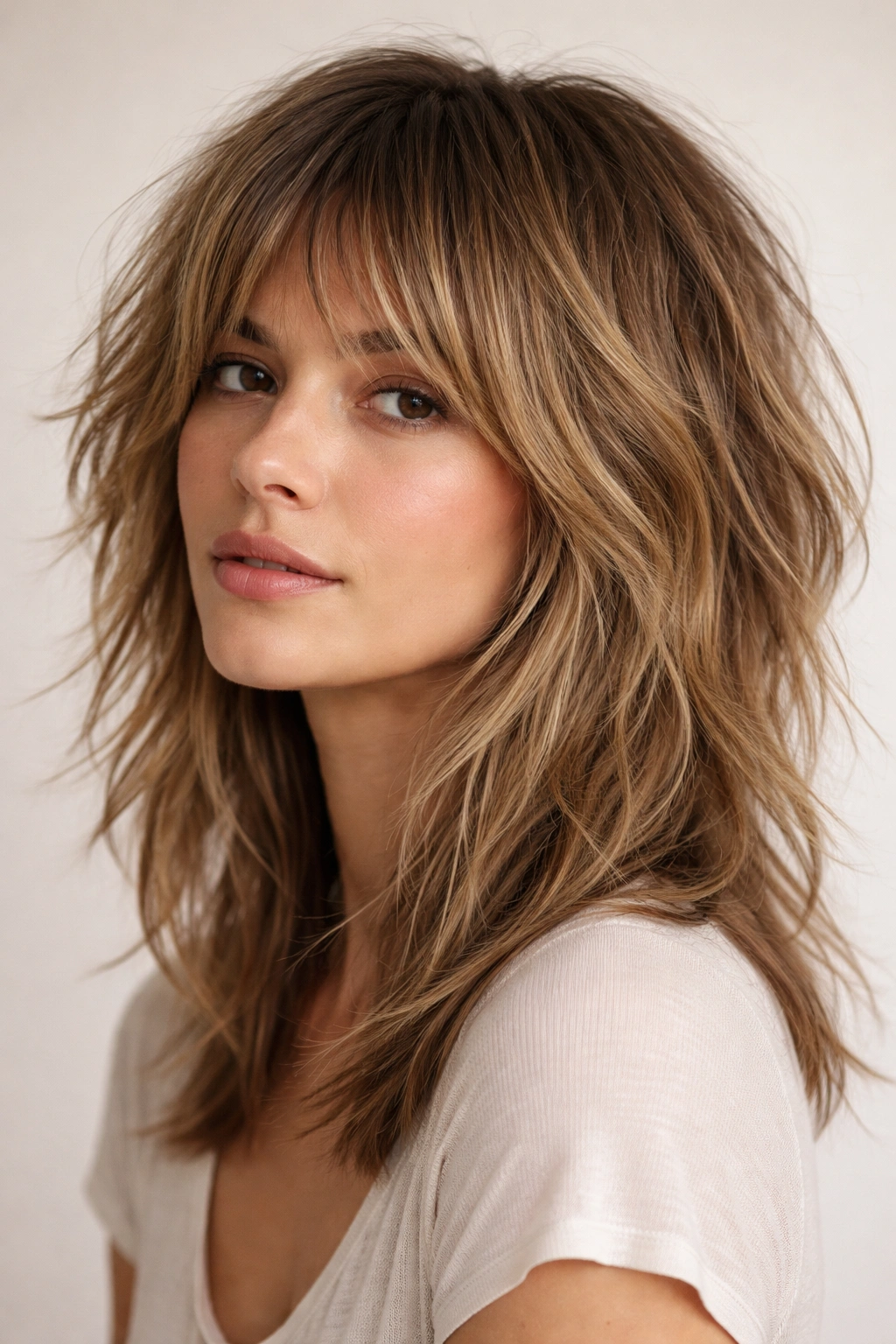 10 Wash And Wear Styles For Effortless Mornings 6 Shag haircut with multiple layers and movement
