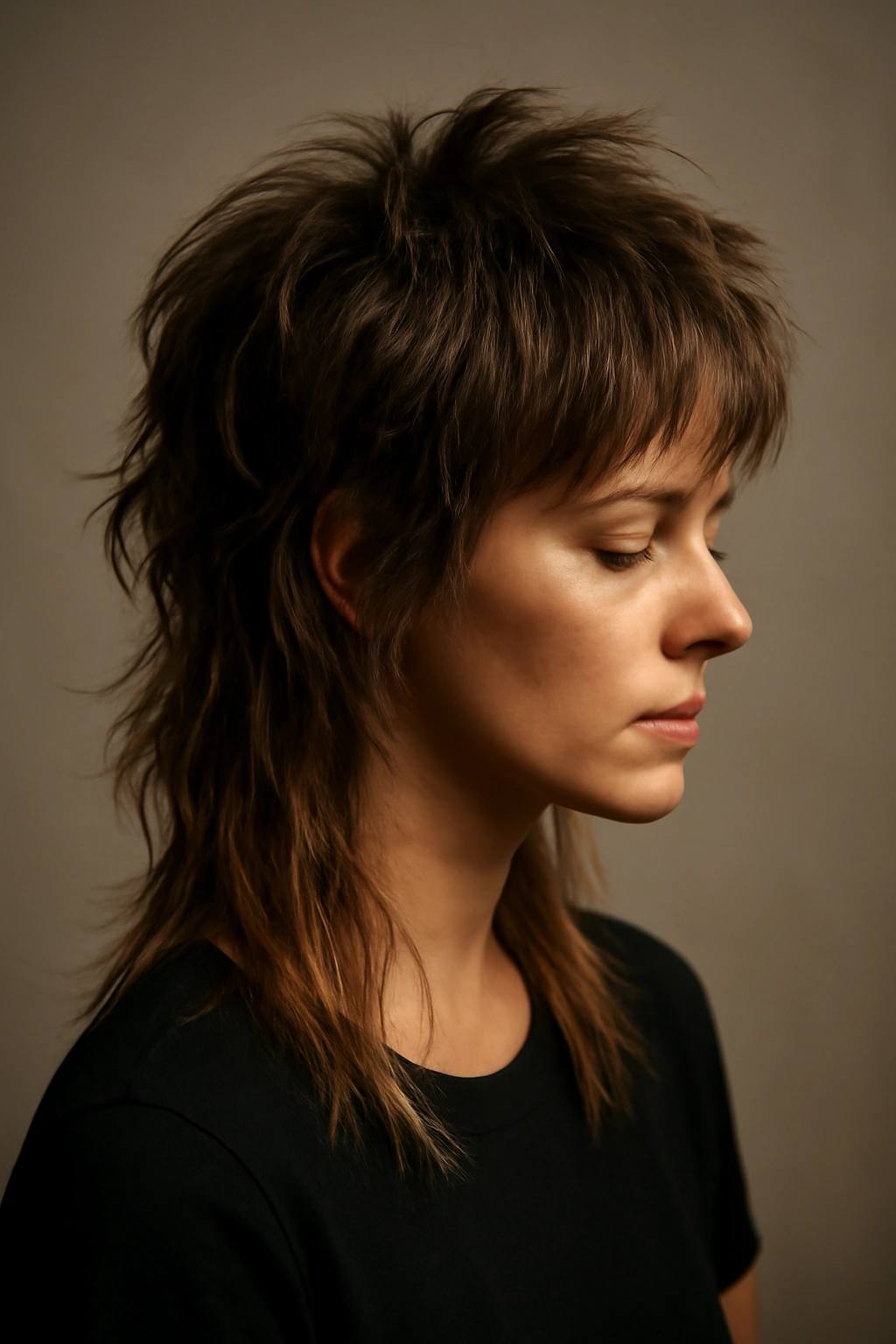 20 Medium Layered Haircuts Stylists Get Asked For Most 17 Shaggy mullet with textured crown and longer back