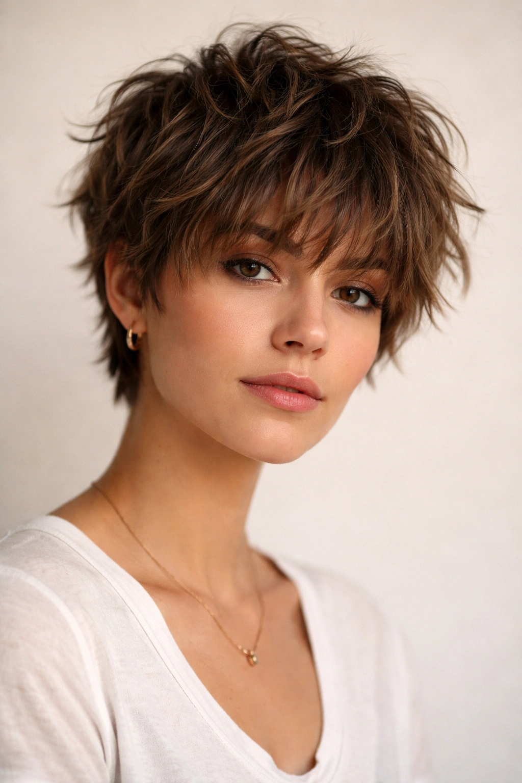 10 Wavy Pixie Cuts That Almost Style Themselves 10 Shaggy pixie with layered bangs and textured waves