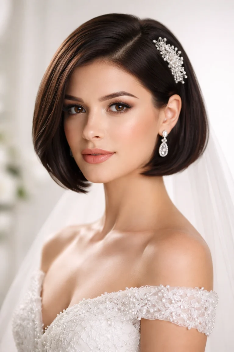 10 Short Hair Bridal Styles That Look Amazing in Photos