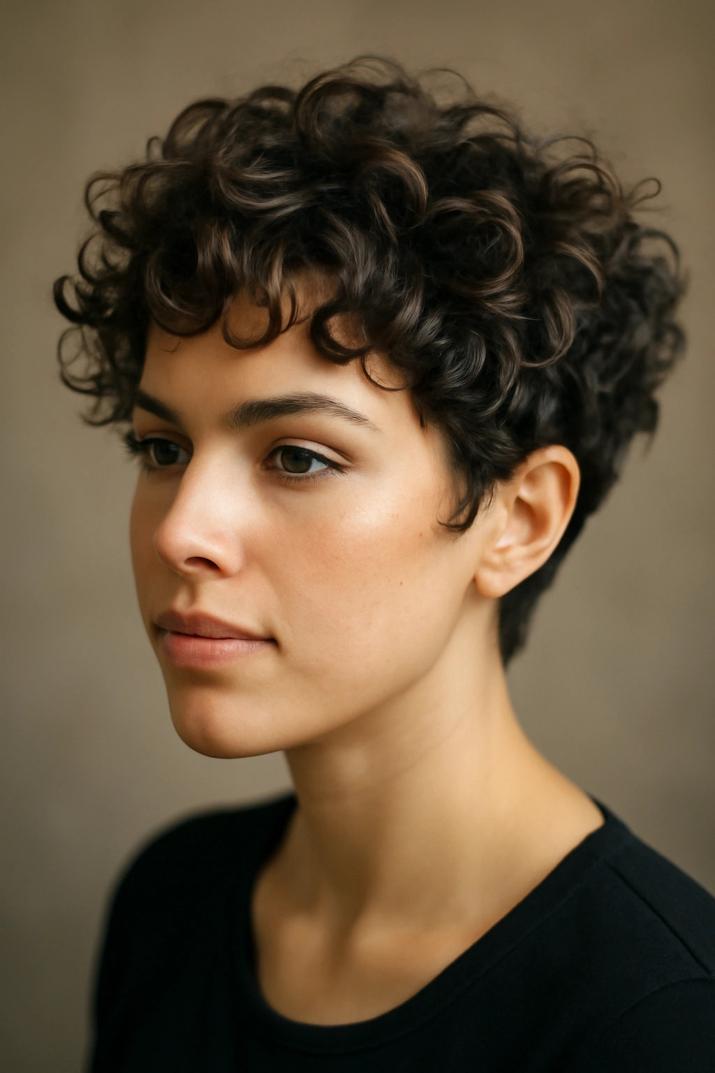 12 Party-Ready Hairstyles That Shine on Short Hair 6 Short crop with loose defined curls and natural bounce