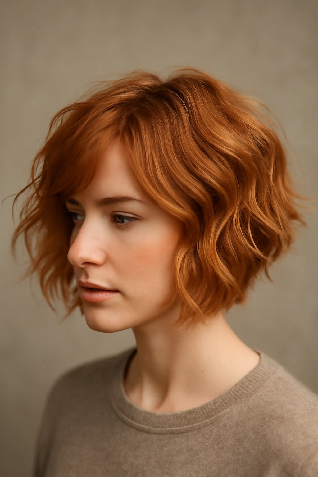 12 Short Strawberry Blonde Haircuts Women Are Loving 12 Short tousled waves in strawberry blonde with movement and texture