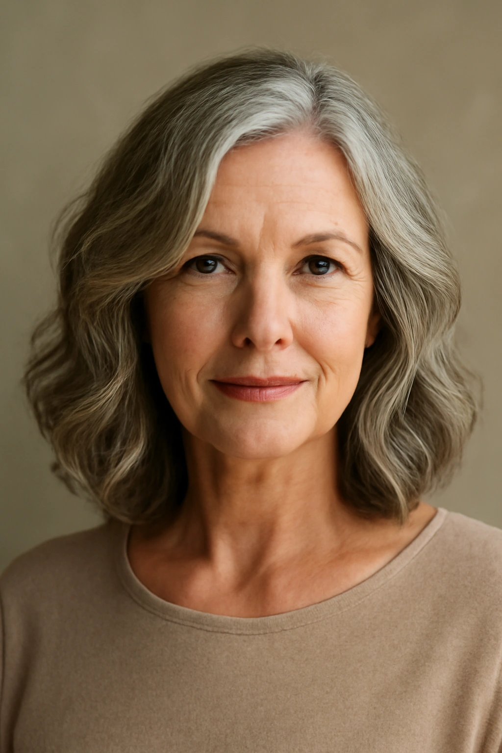 15 Youthful Hairstyles For Women Over 60 3 Close-up of shoulder-length hair styled in soft natural waves
