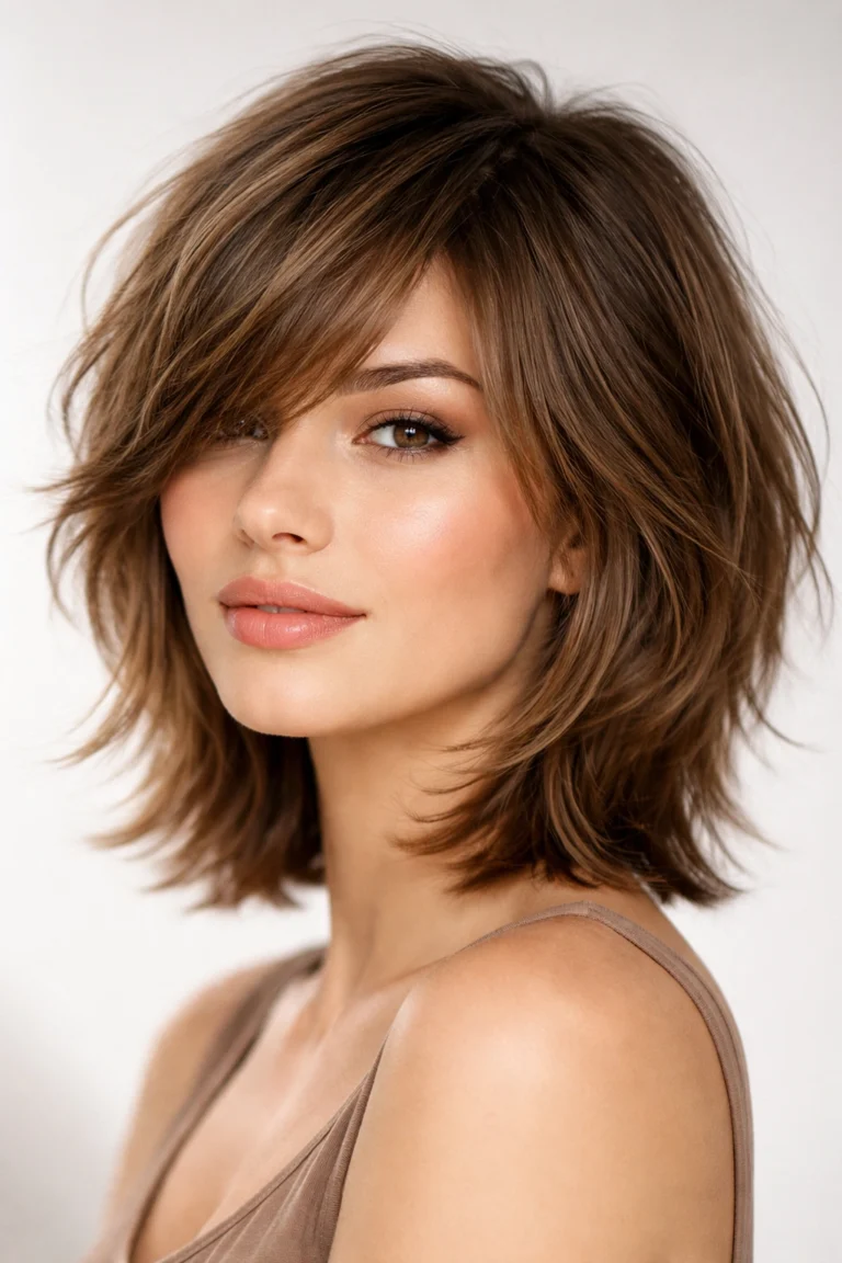 12 Medium Short Haircuts That Suit Round Faces
