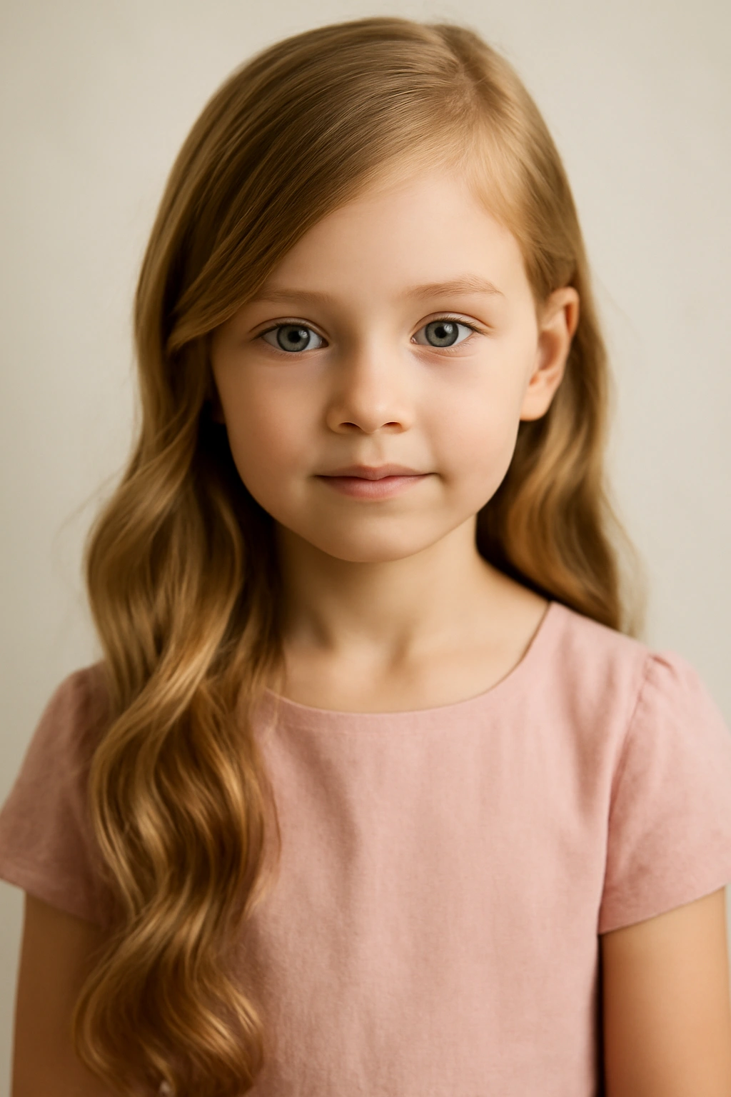 12 Sweet Easter Hairstyles Your Little Girl Needs 9 Soft side-swept waves on long hair with face-framing straight section