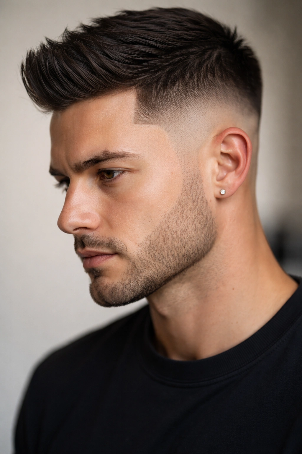 10 Temp Fade Haircuts For A Clean Sharp Look 5 Skin fade at temples with hairline shaved to bare skin for contrast