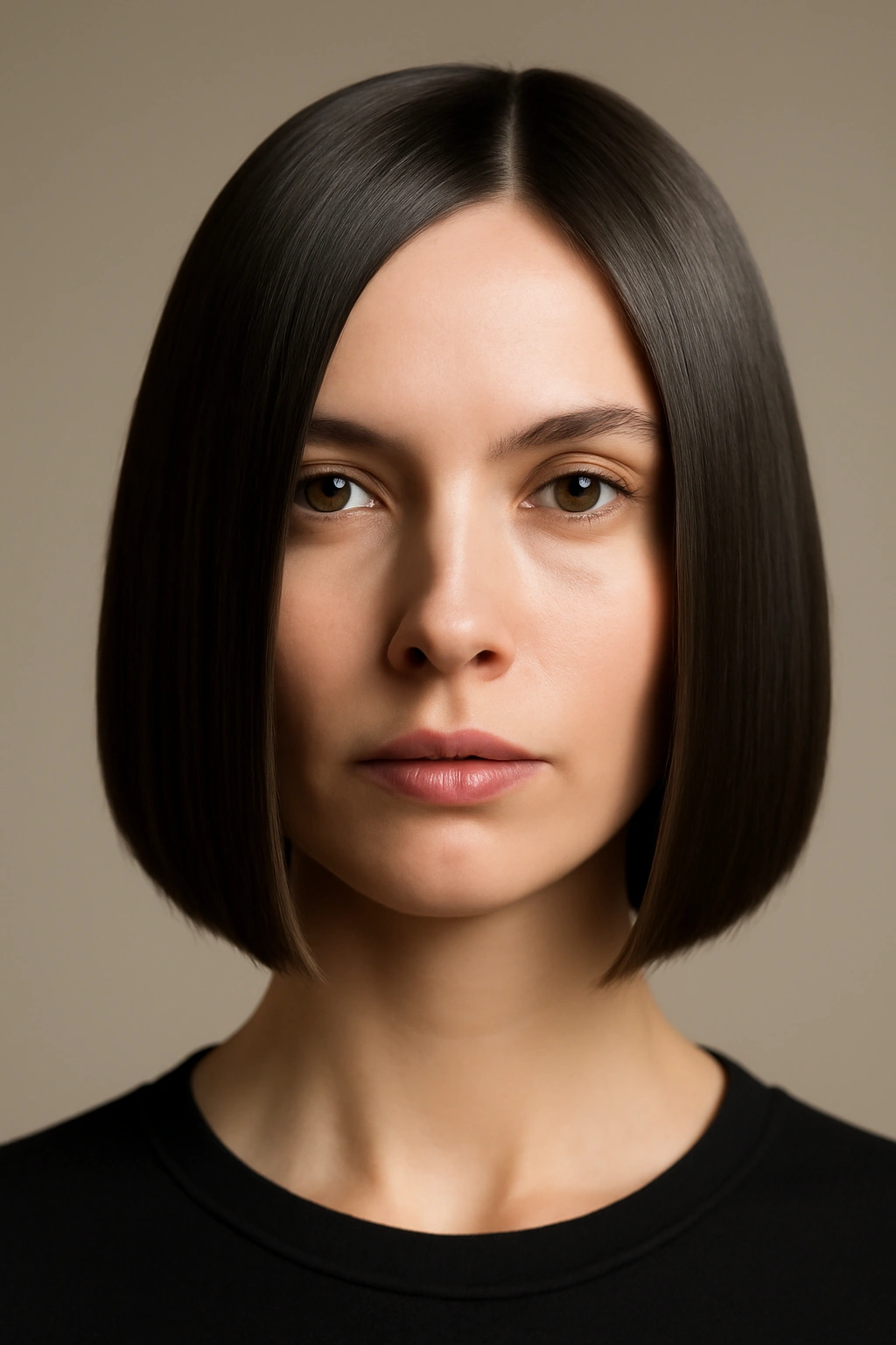 18 Short Bob Cuts For Fine And Thick Hair Alike 10 Sleek, blunt bob with smooth shine in studio portrait