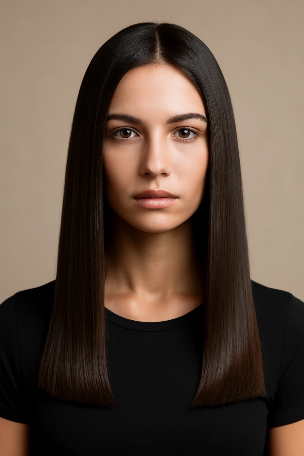 25 Effortless Long Hair Hairstyles Every Woman Needs 10 Sleek long hair with blunt edge and high shine