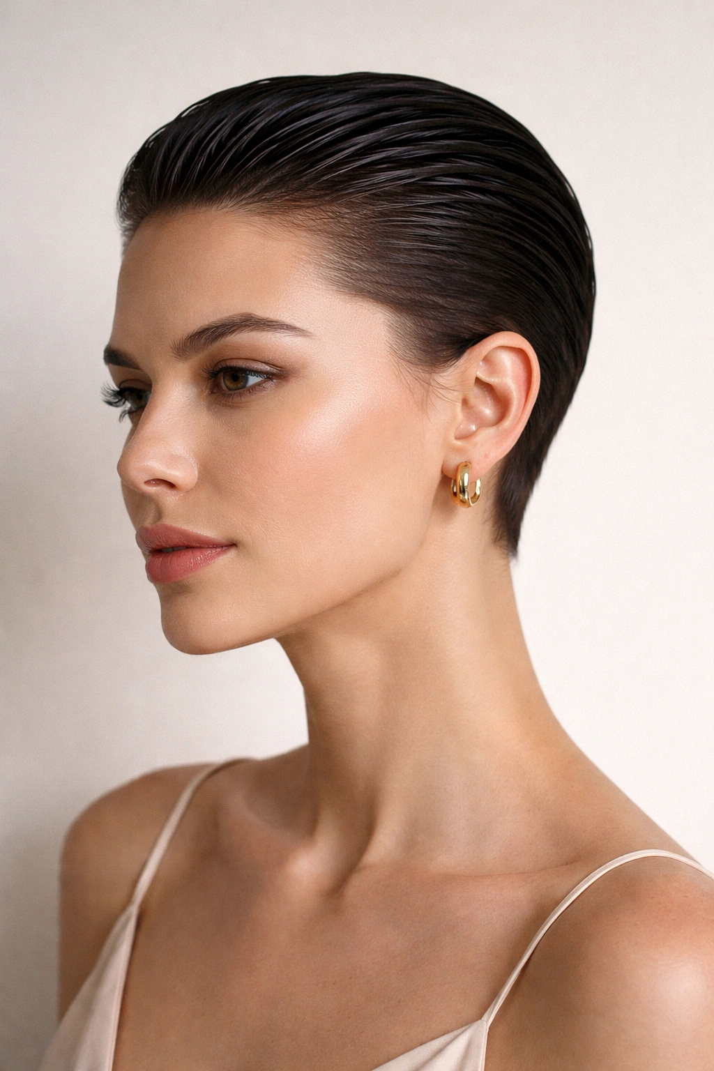 30 Short Haircuts Women Swear By And Rebook 24 Slicked-back short crop with a polished, minimal finish