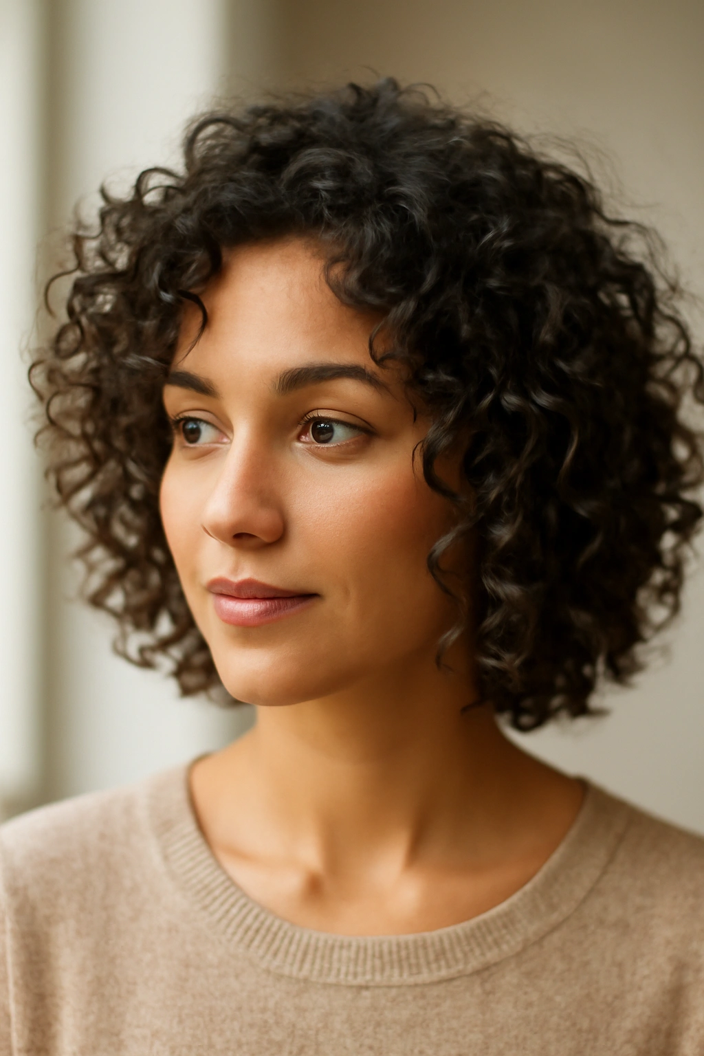 12 Easy Short Curly Styles for Effortless Mornings 12 Loose soft coils with lightweight hold and natural texture