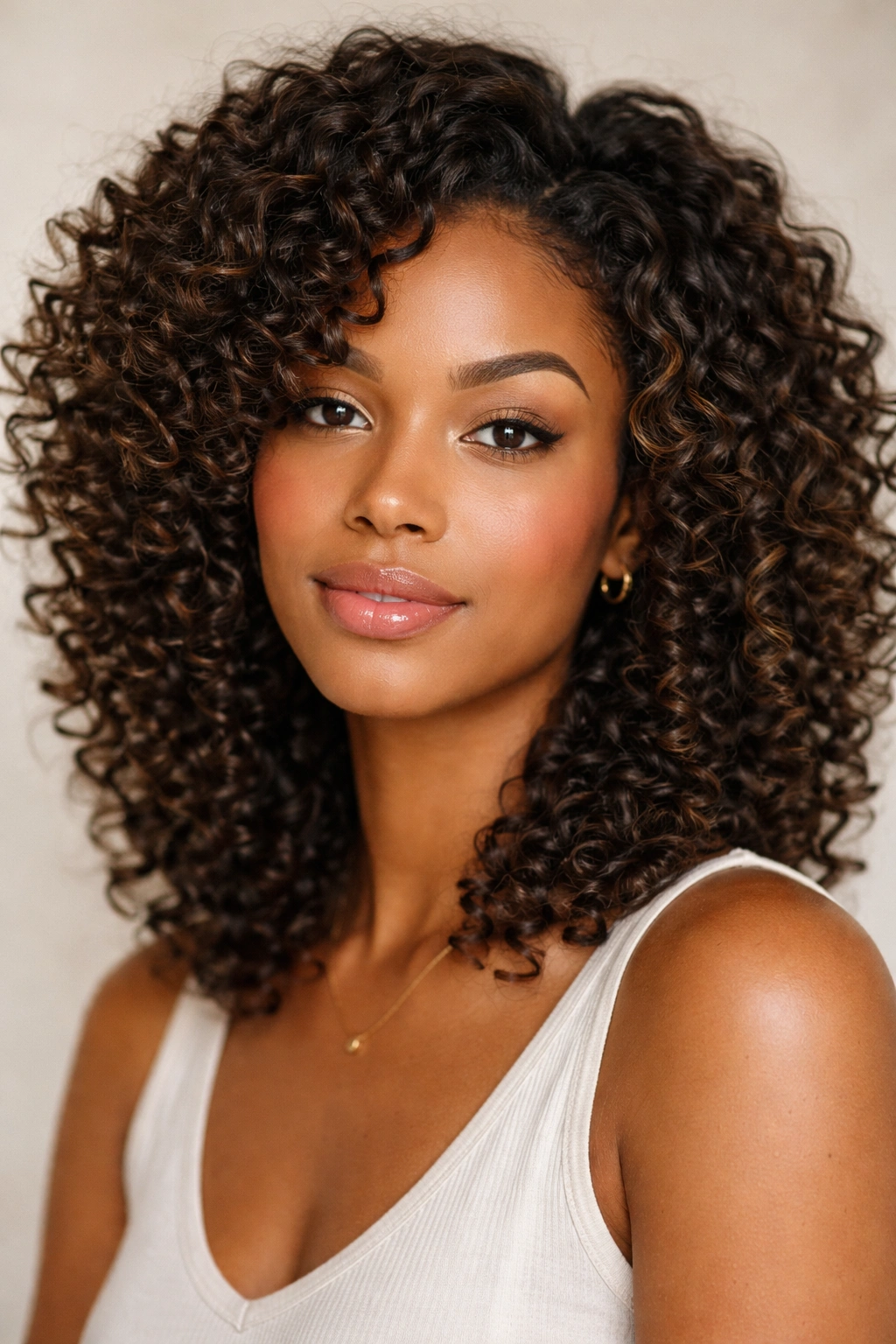 10 Wash And Wear Styles For Effortless Mornings 5 Close-up of soft curls with natural curl pattern