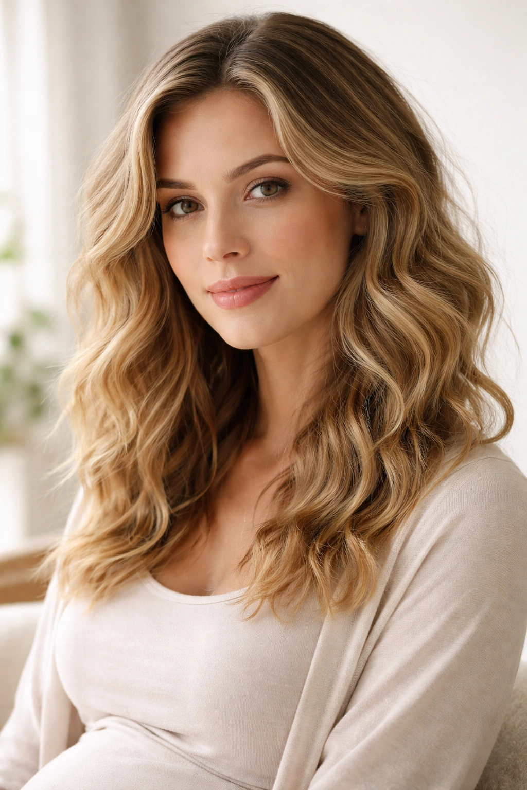 Soft curls or waves with minimal effort and natural definition