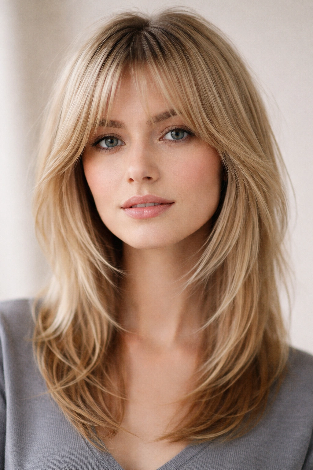 20 Shag Hairstyles Sorted By Hair And Face Type 10 Close-up of fine straight hair with soft face-framing shag layers