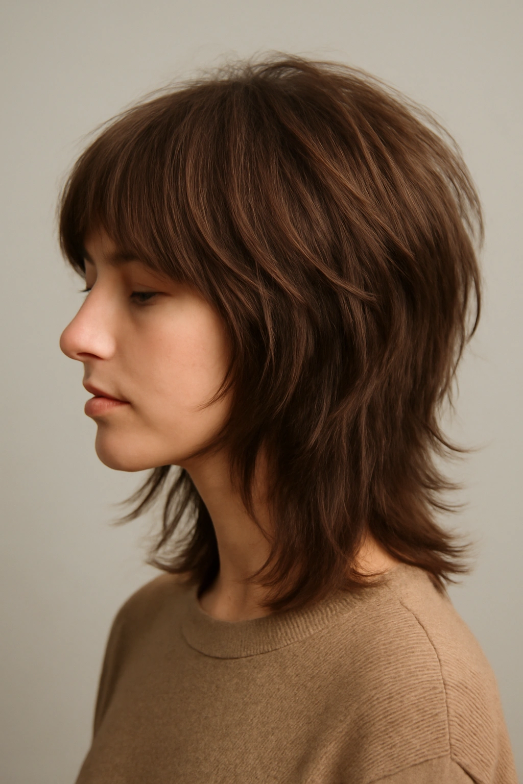 20 Medium Layered Haircuts Stylists Get Asked For Most 15 Soft shag with rounded crown, textured layers