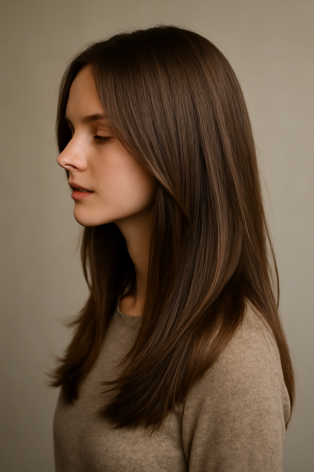 20 Layered Haircuts Sorted by Length and Hair Type 17 Long straight hair with soft subtle layers starting mid-length