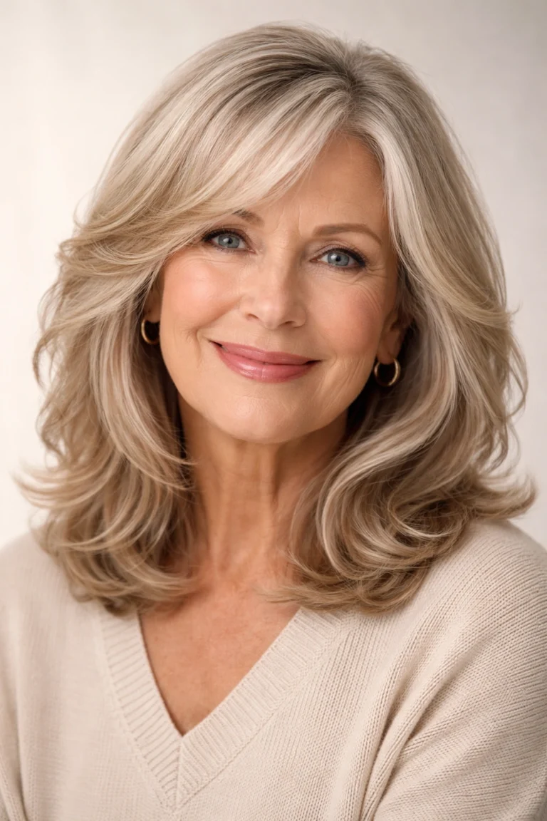 25 Medium-Length Hairstyles for Women Over 70
