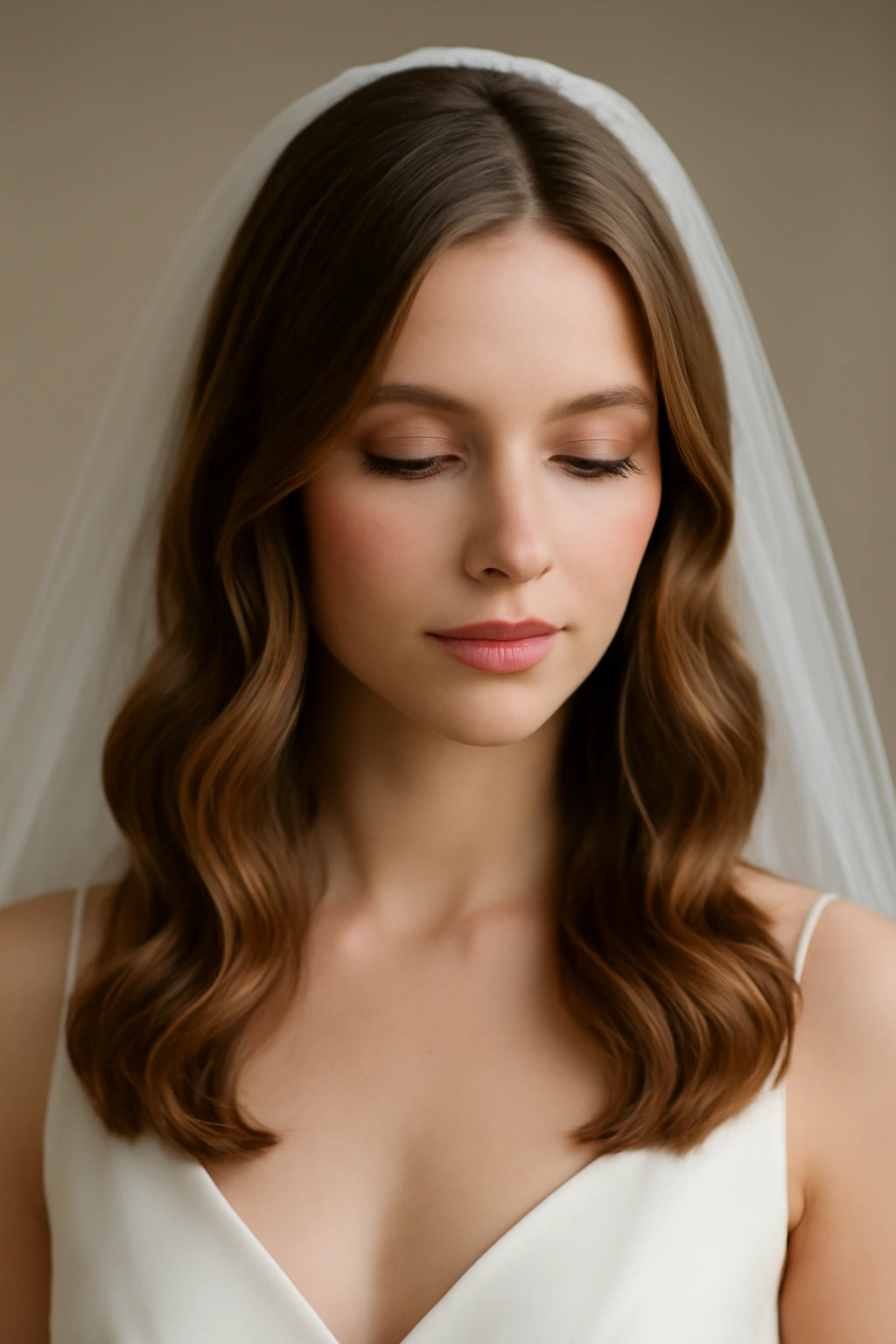 20 Wedding Hairstyles Matched to Your Hair Type 3 Soft, romantic waves in straight hair with subtle volume