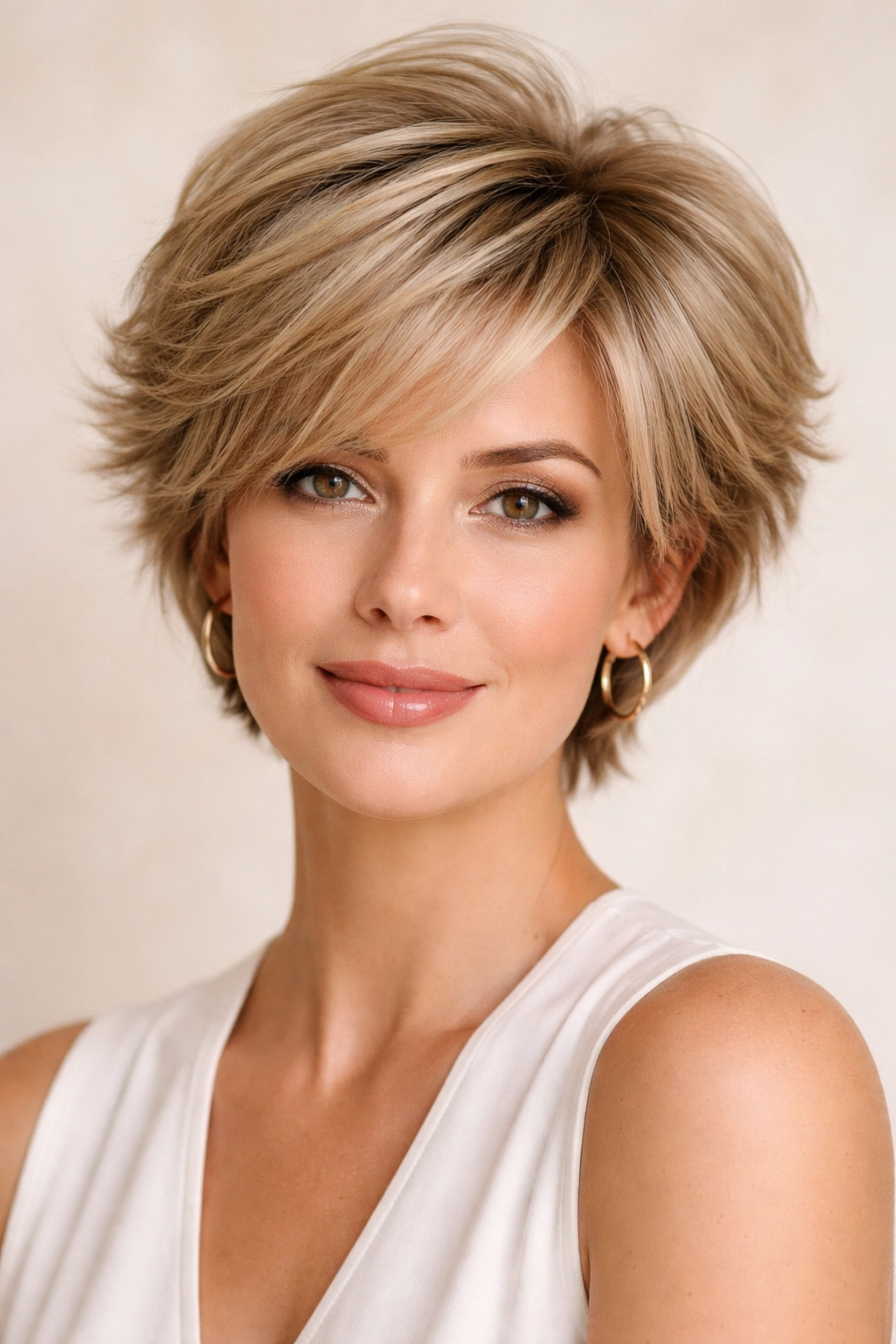 12 Short Layered Cuts For Added Volume And Shape 12 Soft-layer voluminous crop with lifted crown and smooth layers