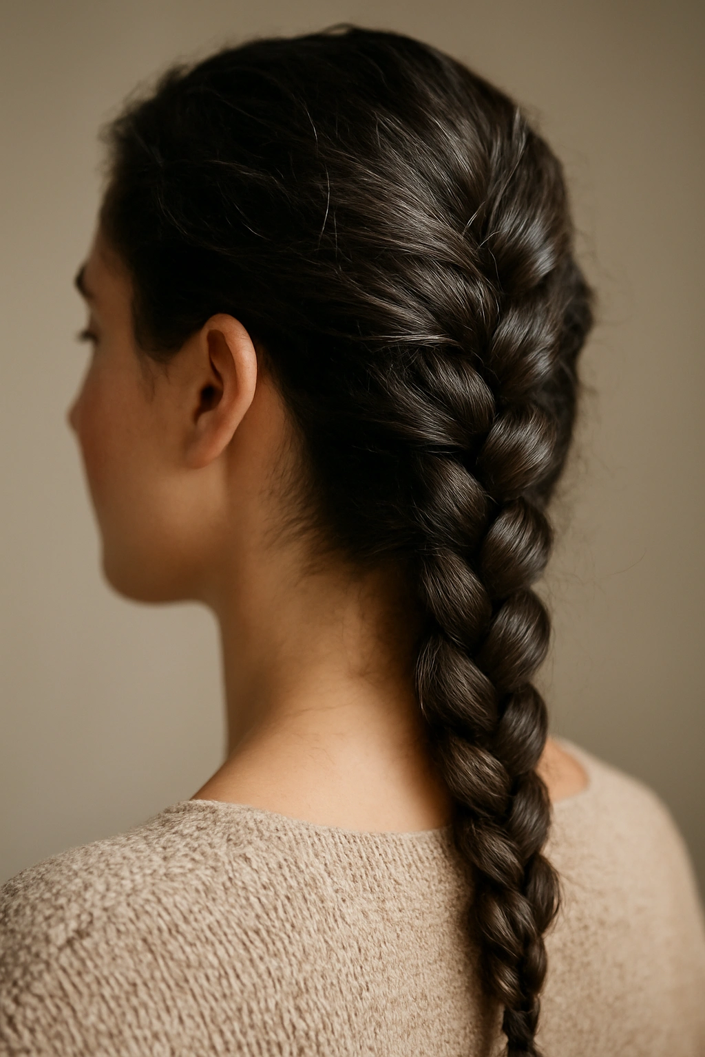 How to Do a Spiral Braid at Home Step by Step 14 Spiral braid with strong hold on textured hair
