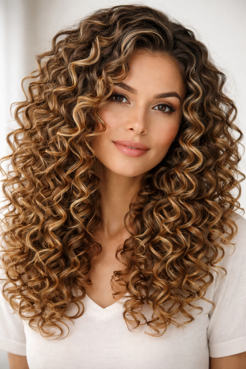 22 Curly Haircuts That Hold Their Shape All Day 6 Close-up of spiraling curls in a spiral perm-inspired cut