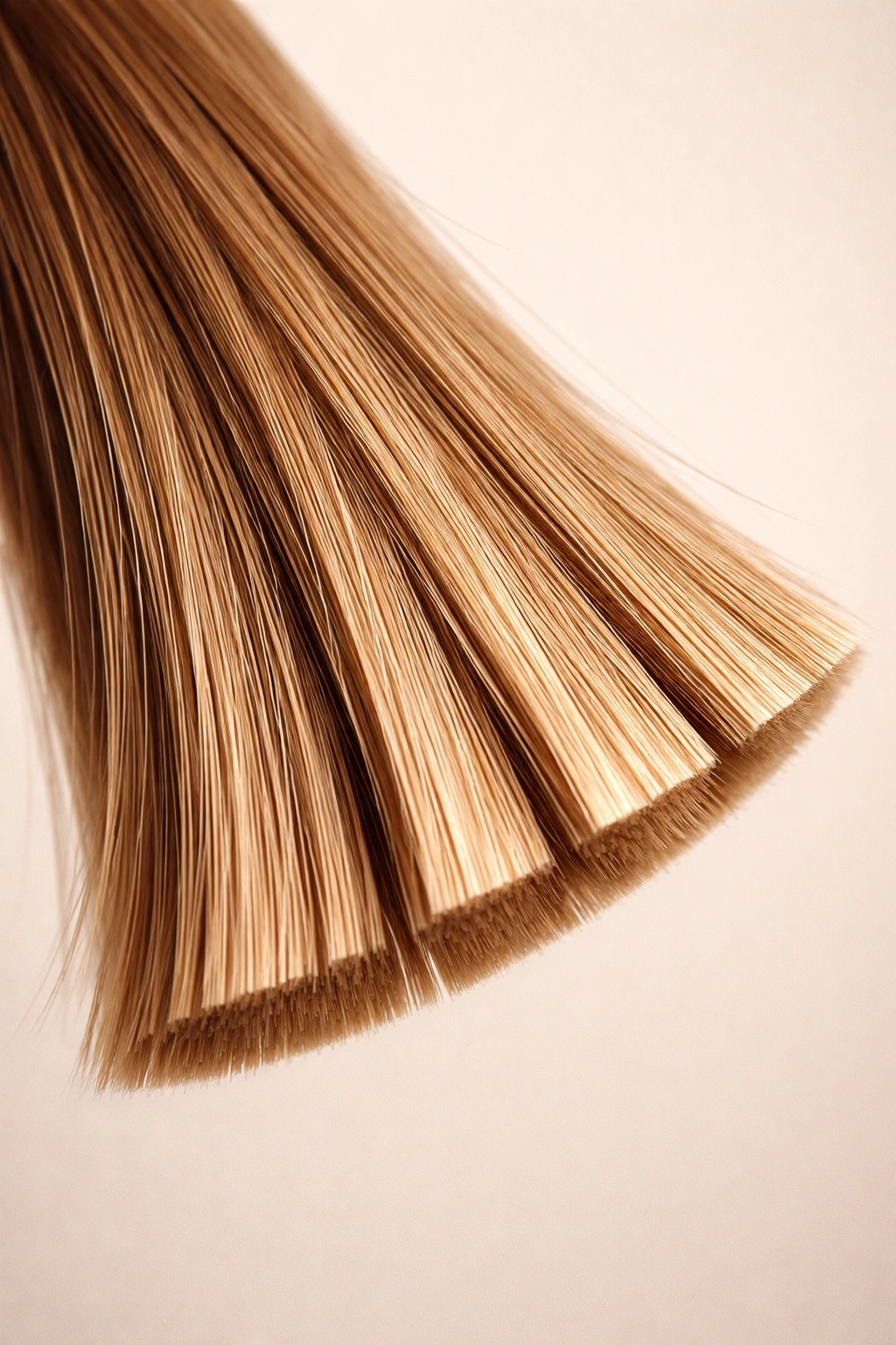 Freshly trimmed hair ends with clean tips